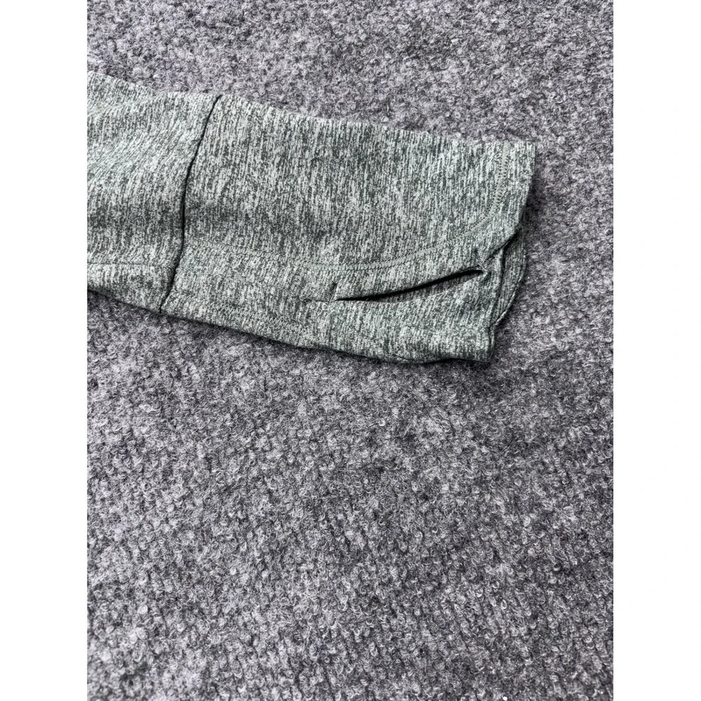 Athleta Womens Green Space Dye Long Sleeve Thumbhole Activewear Top Size M - Picture 6 of 7